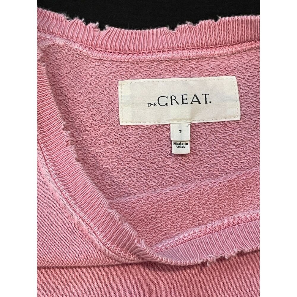 ~ The GREAT Med Sweatshirt* Pink, Balloon Long Sleeves Crew Neck Orig $175! - Picture 4 of 16